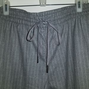 H&M Pinstripe Pull up Pants